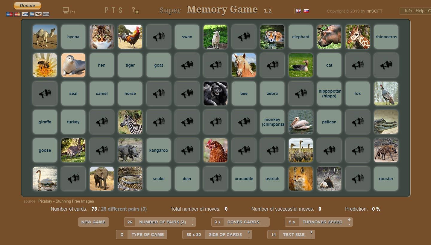 Super Memory Game (itch) - кадр 3