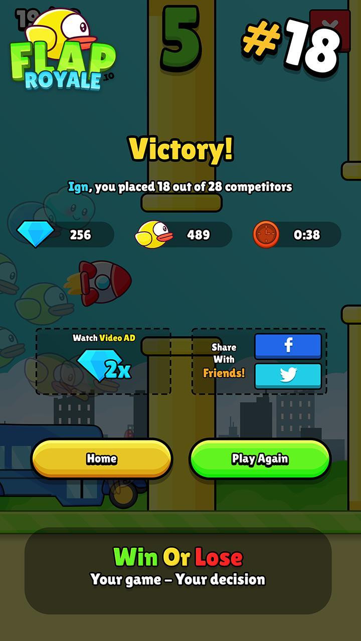 Flap Royale (itch) - кадр 1