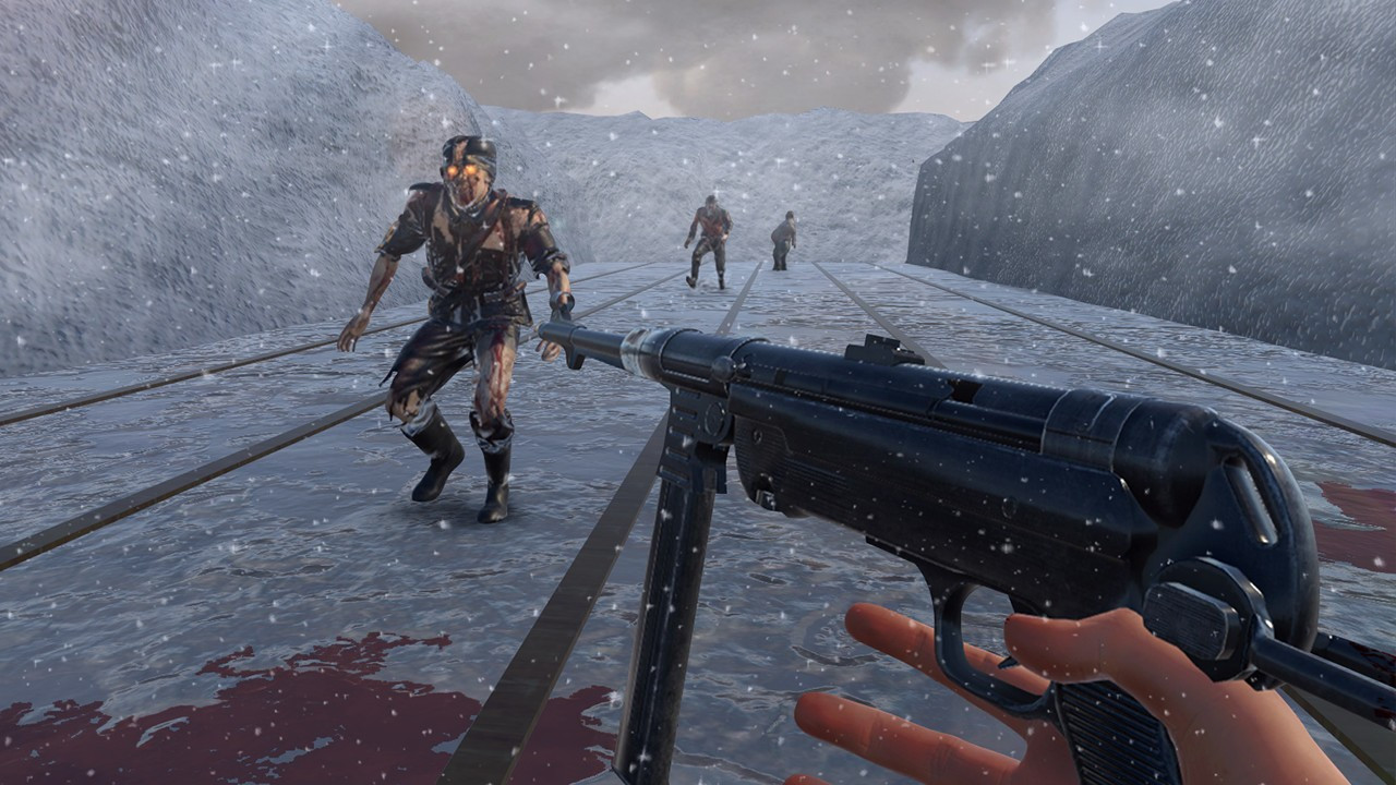 World War 2 Winter Gun Range VR Simulator - кадр 5