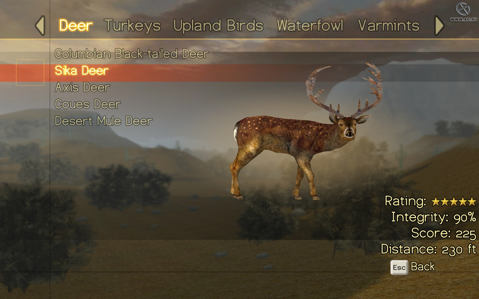 Cabela's Big Game Hunter: Trophy Bucks - кадр 2