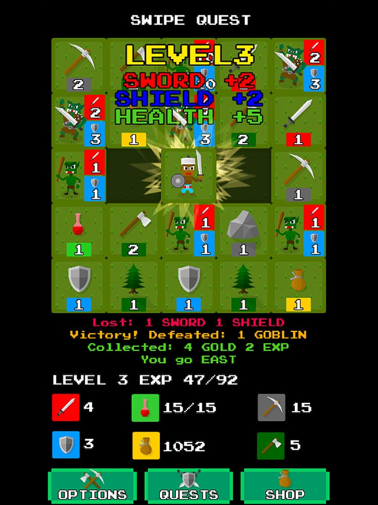 Swipe Quest (itch) - кадр 1