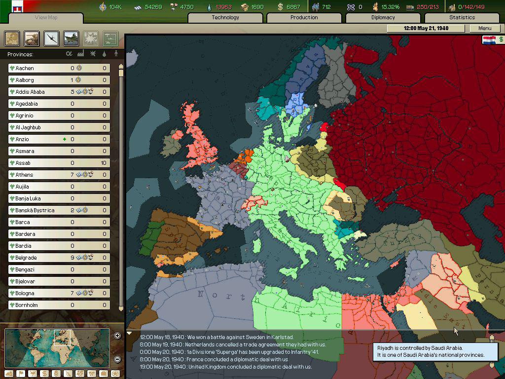 Hearts of Iron 2 Complete - кадр 7