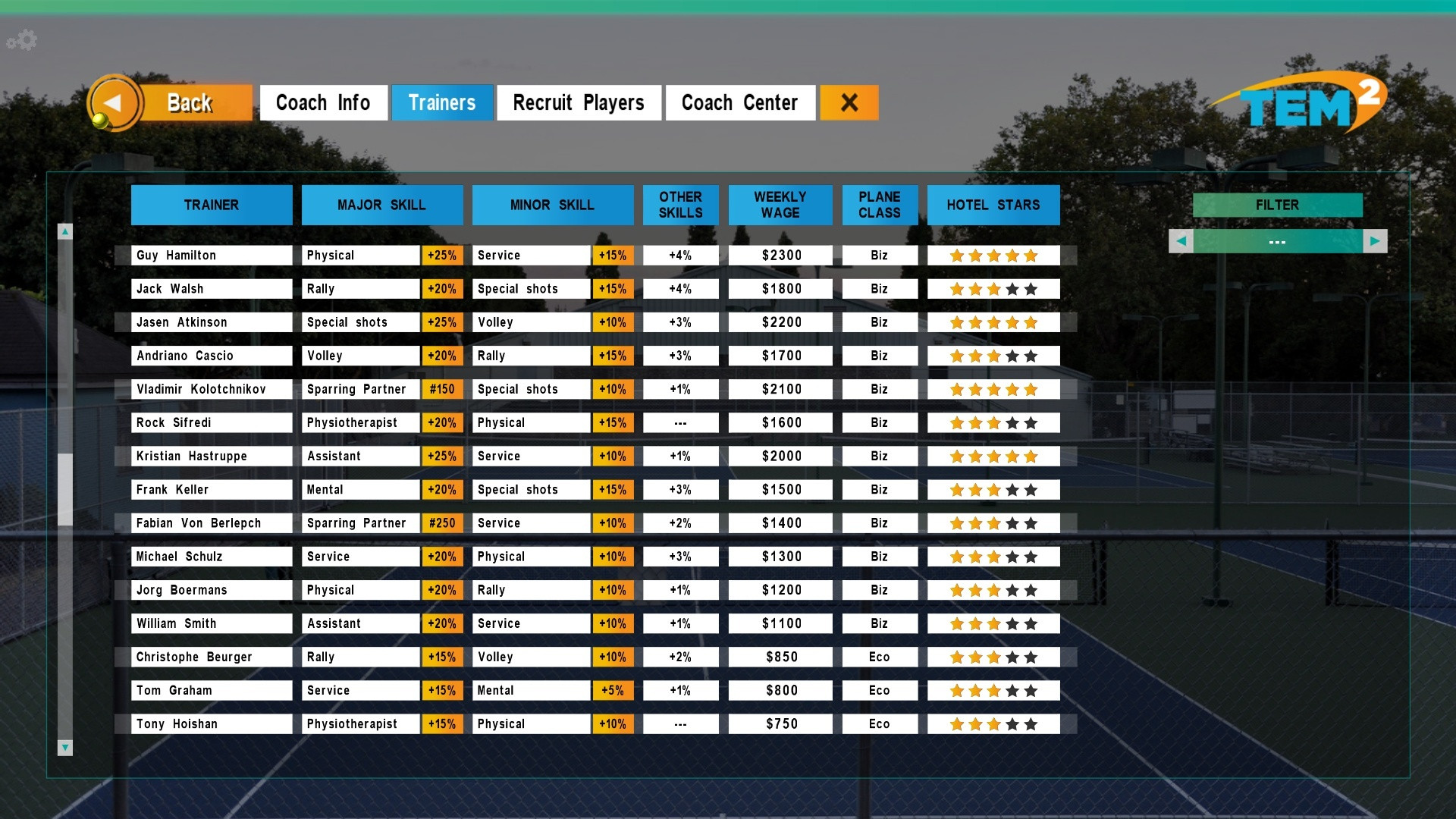 Tennis Elbow Manager 2 - кадр 4