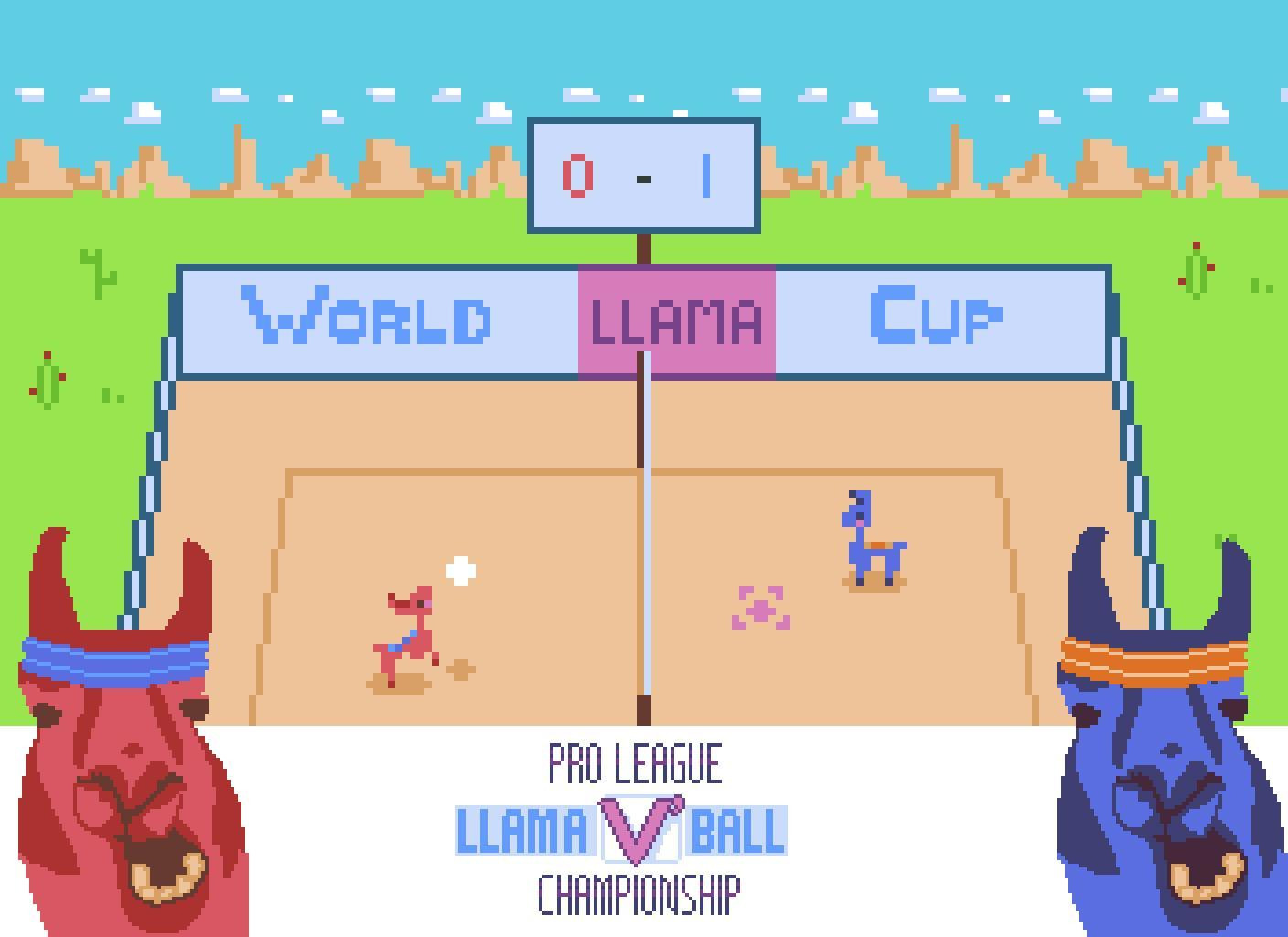 Pro League Llama V'Ball Championship (itch) - кадр 1