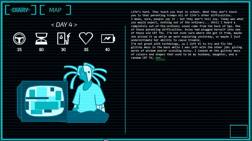 25 days on a cyberpunk roadtrip (itch) - кадр 1