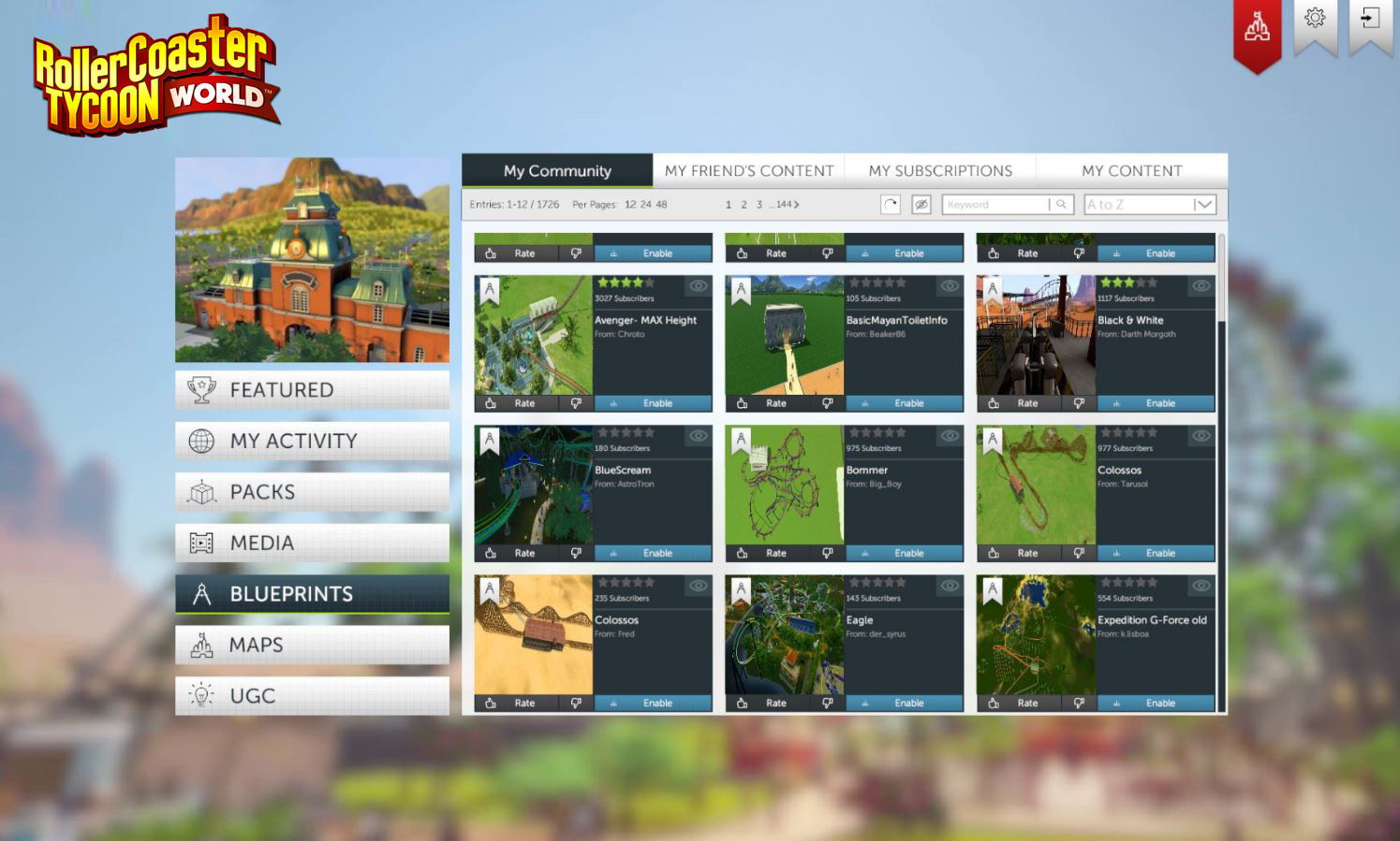 RollerCoaster Tycoon World - кадр 5
