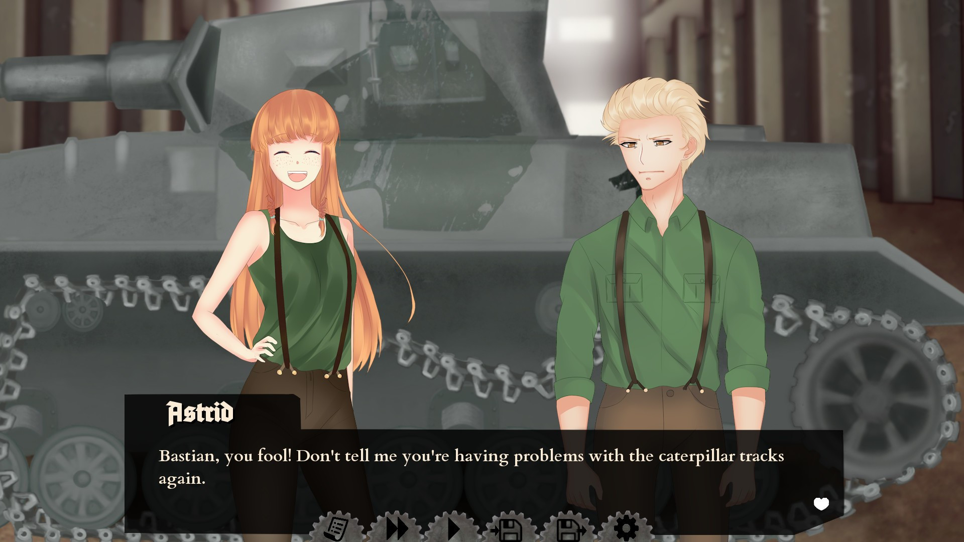 Panzer Hearts - War Visual Novel - кадр 1