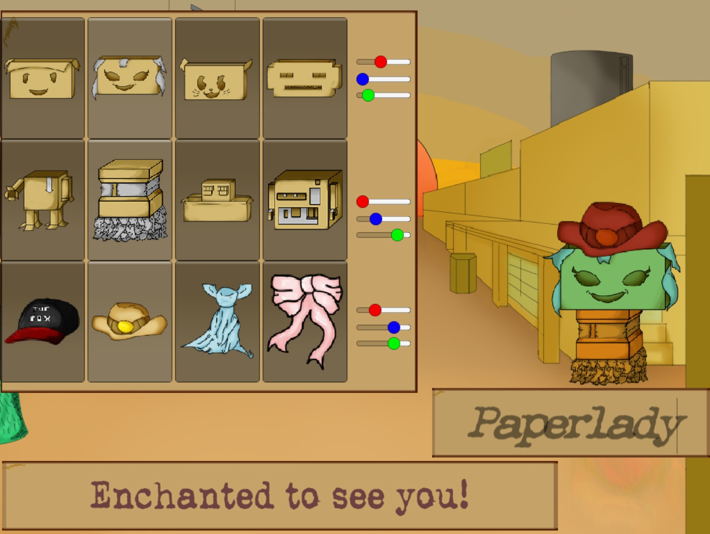 Super Cardboard Box Raiser (itch) - кадр 3