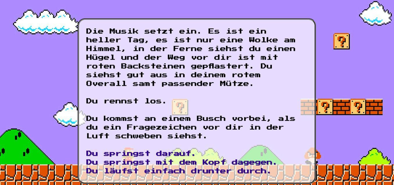 Super Text Mario (itch) - кадр 2