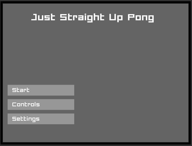 Just Straight Up Pong (itch) - кадр 1