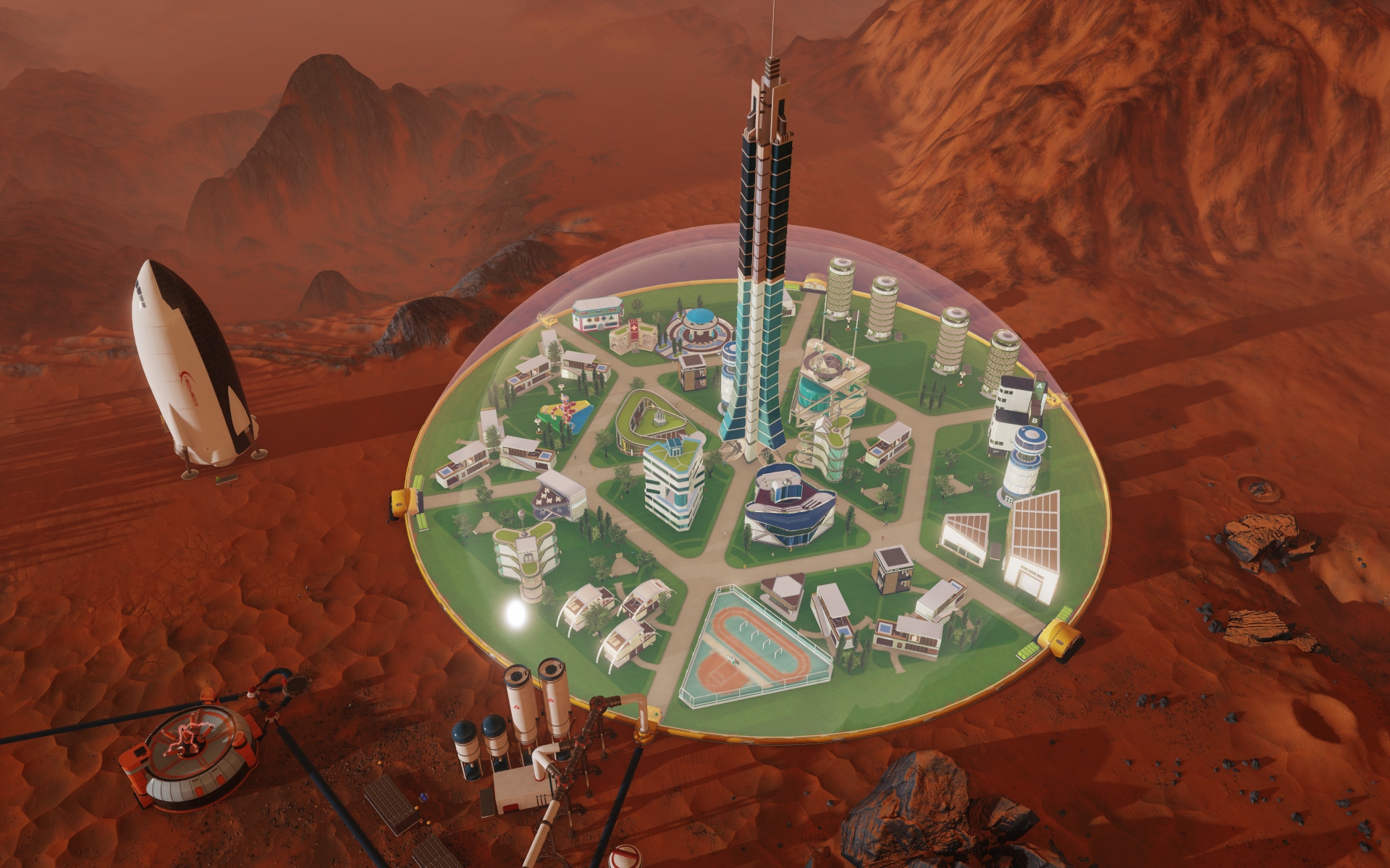 Surviving Mars - обзоры и оценки игры, даты выхода DLC, трейлеры, описание