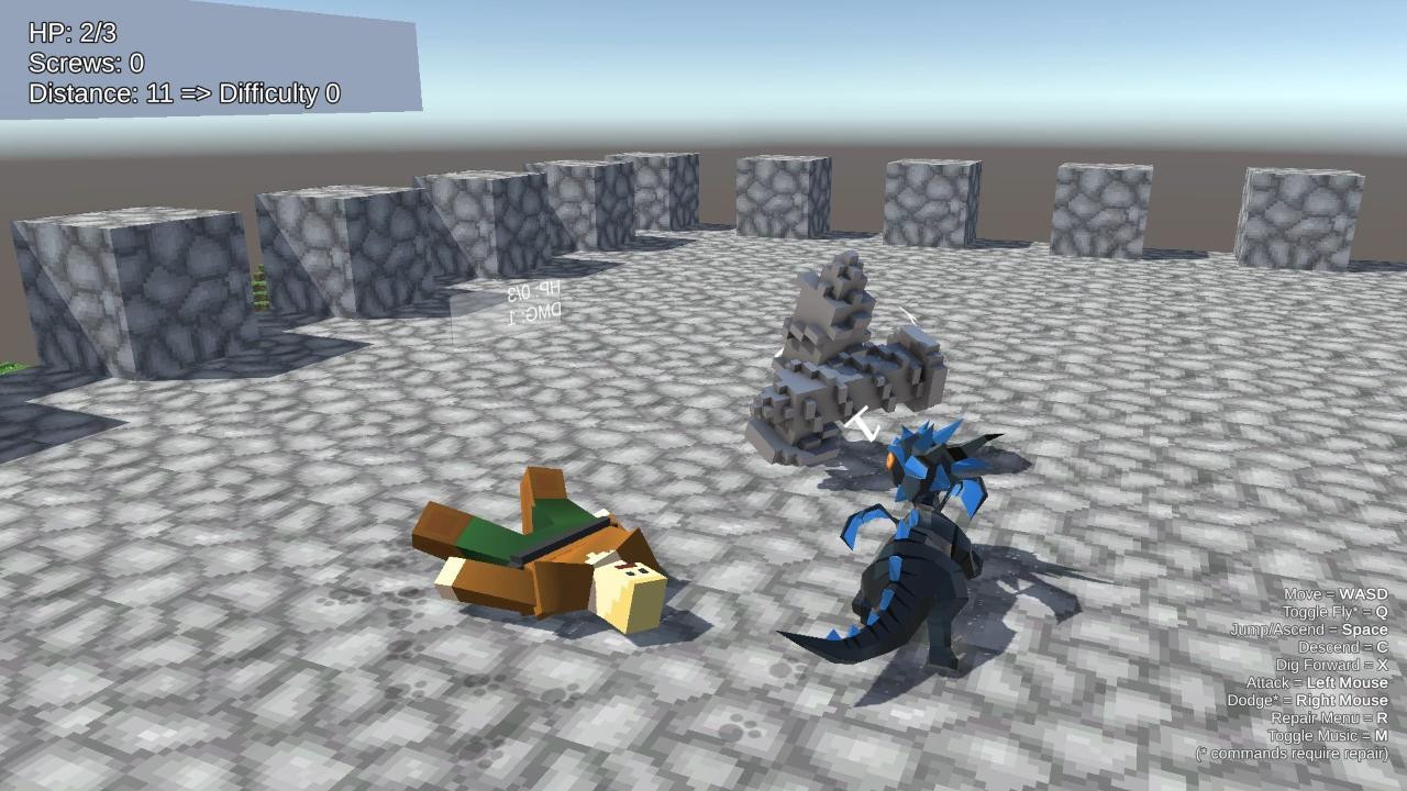 SCIENCE DRAGON RAMPAGE (itch) - кадр 1