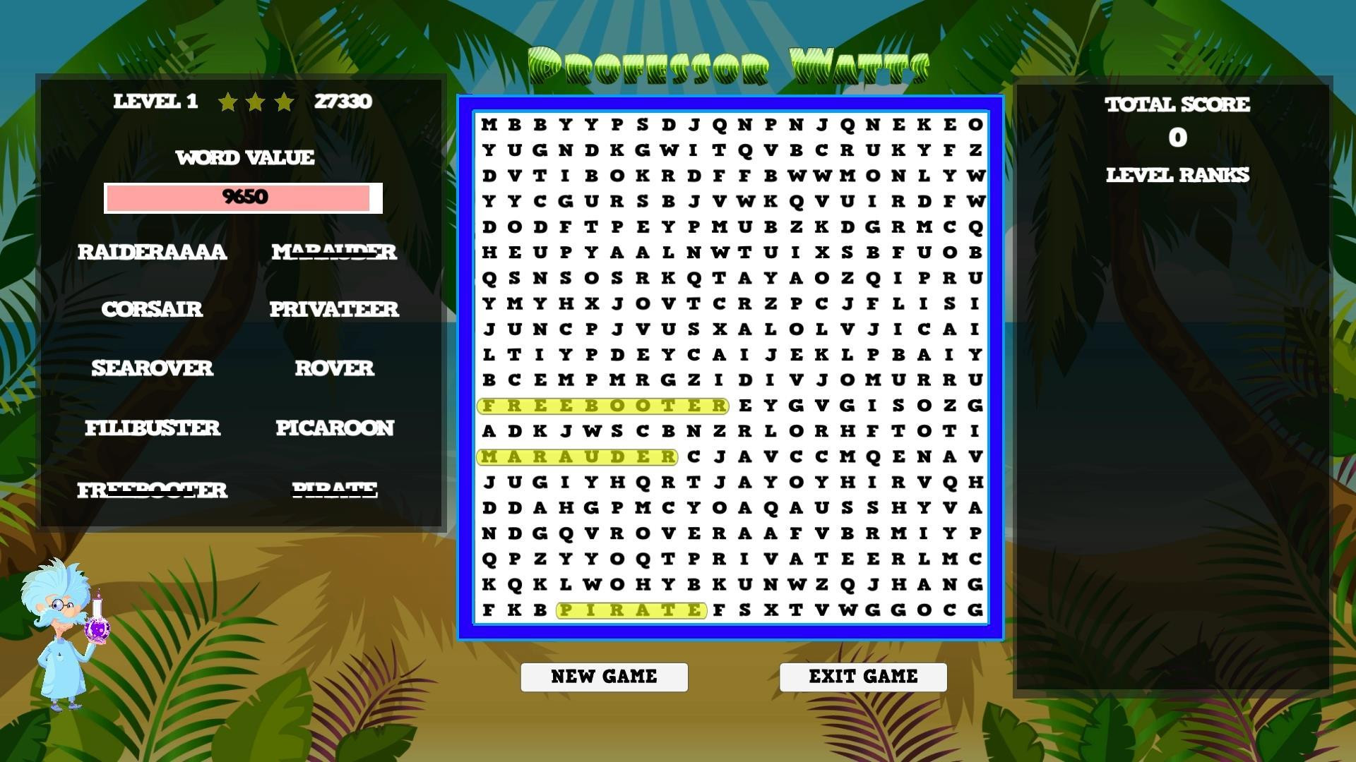 Professor Watts Word Search: Pirates Life - кадр 2