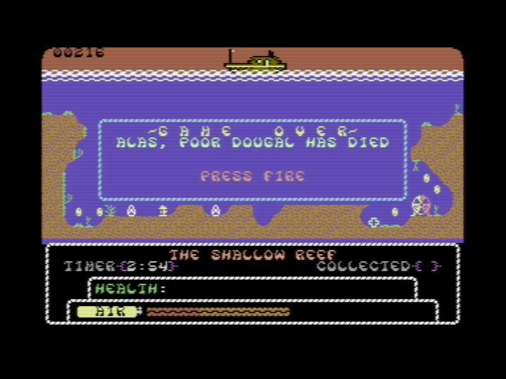 Exploding Fish (Commodore 64 game) (itch) - кадр 3