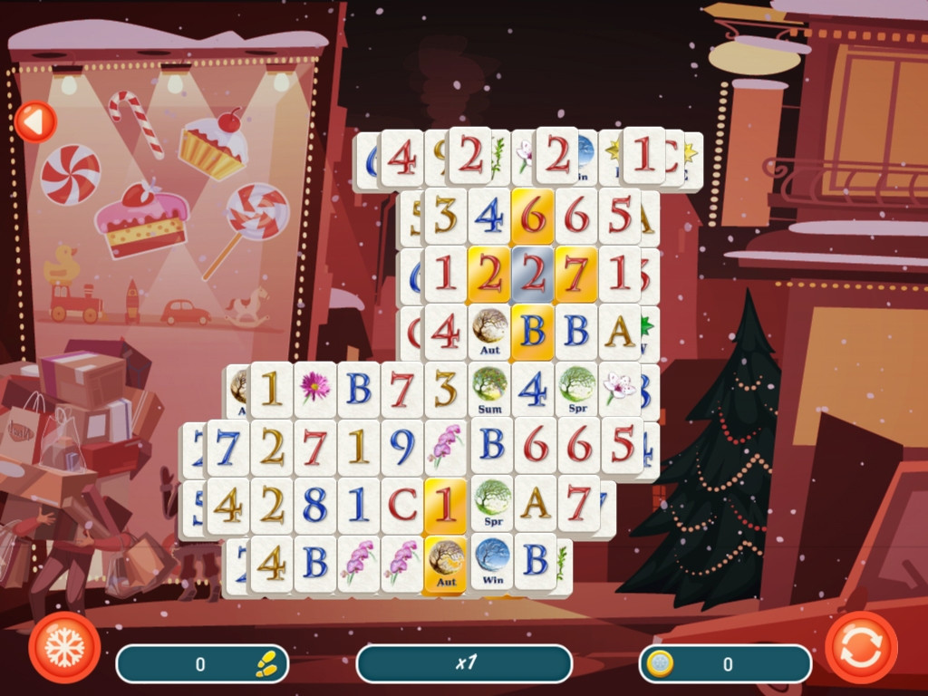 Christmas Mahjong 2 - кадр 2