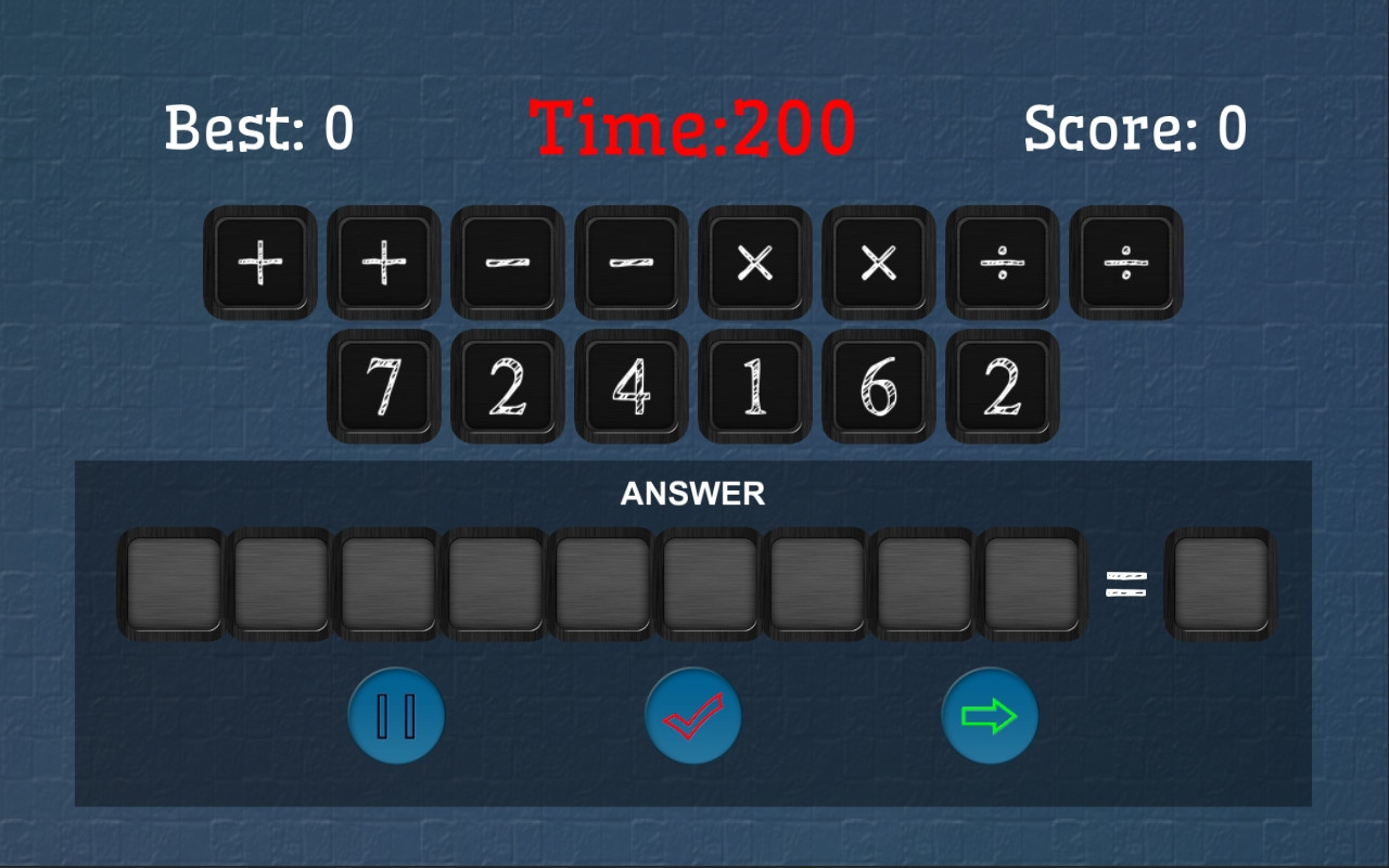 Math Game (456 Digits Math) (itch) - кадр 1
