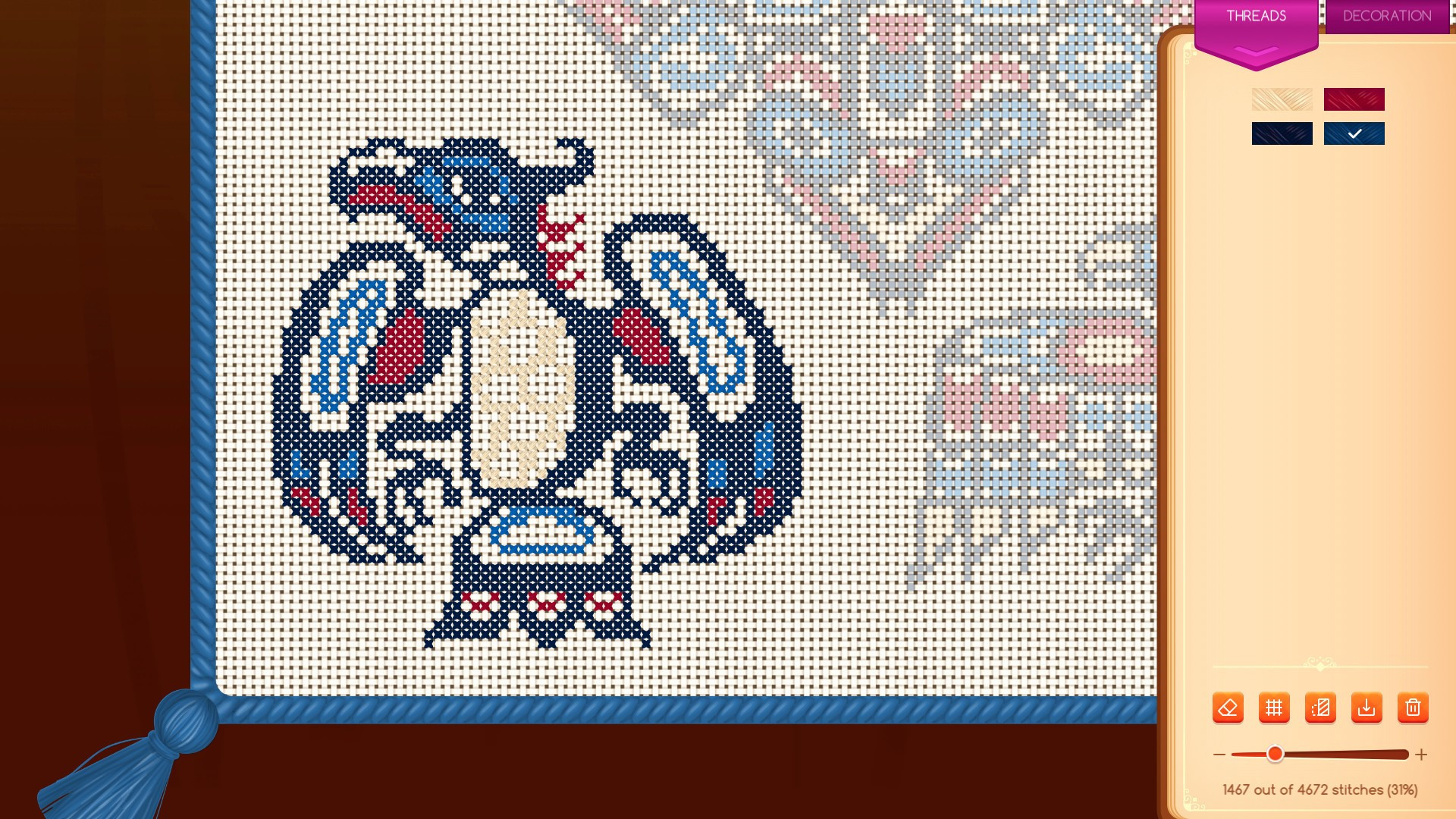 Cross-Stitch Puzzle - кадр 2
