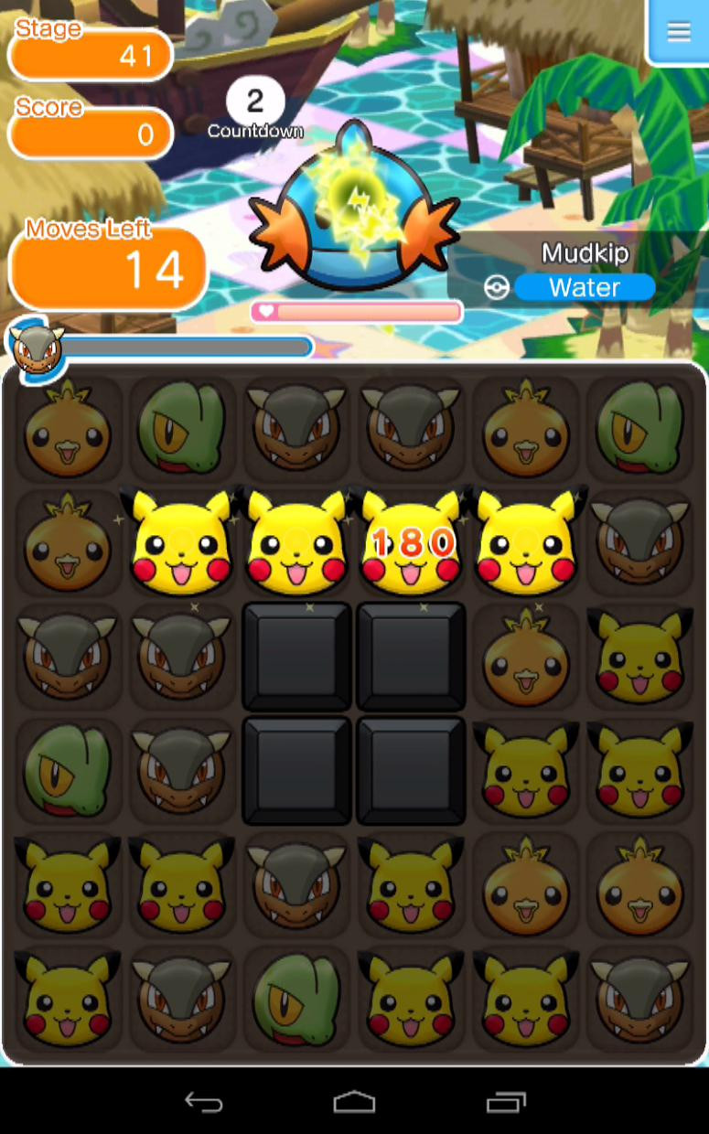Pokémon Shuffle Mobile - кадр 3