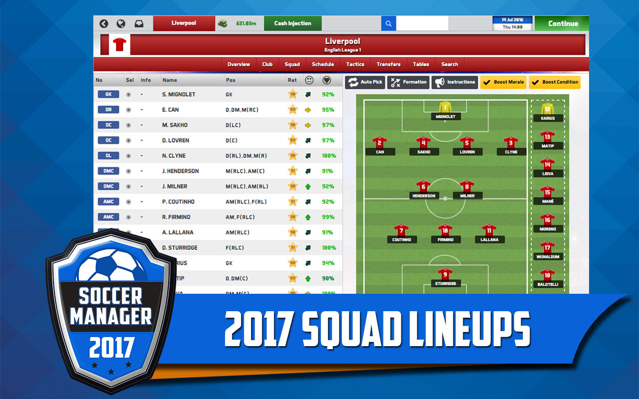 Soccer Manager 2017 - кадр 4