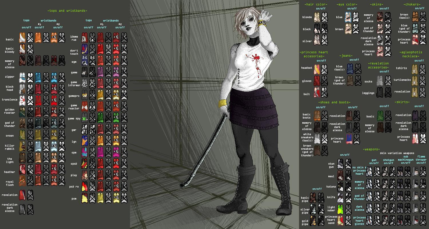 Silent Hill Heather Dress Up (itch) - кадр 3