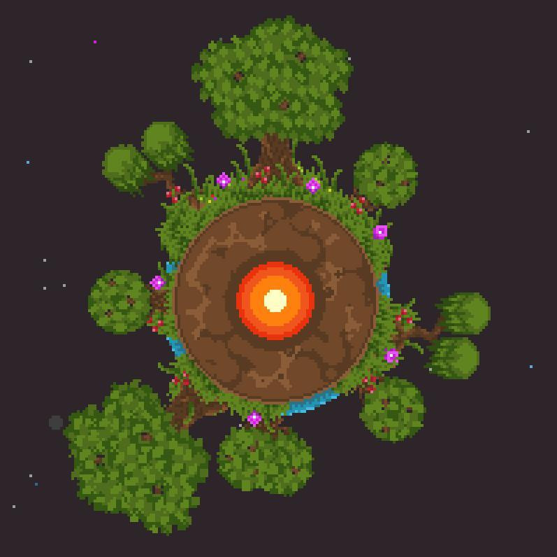 Planet Creator - LDJAM38 (itch) - кадр 1