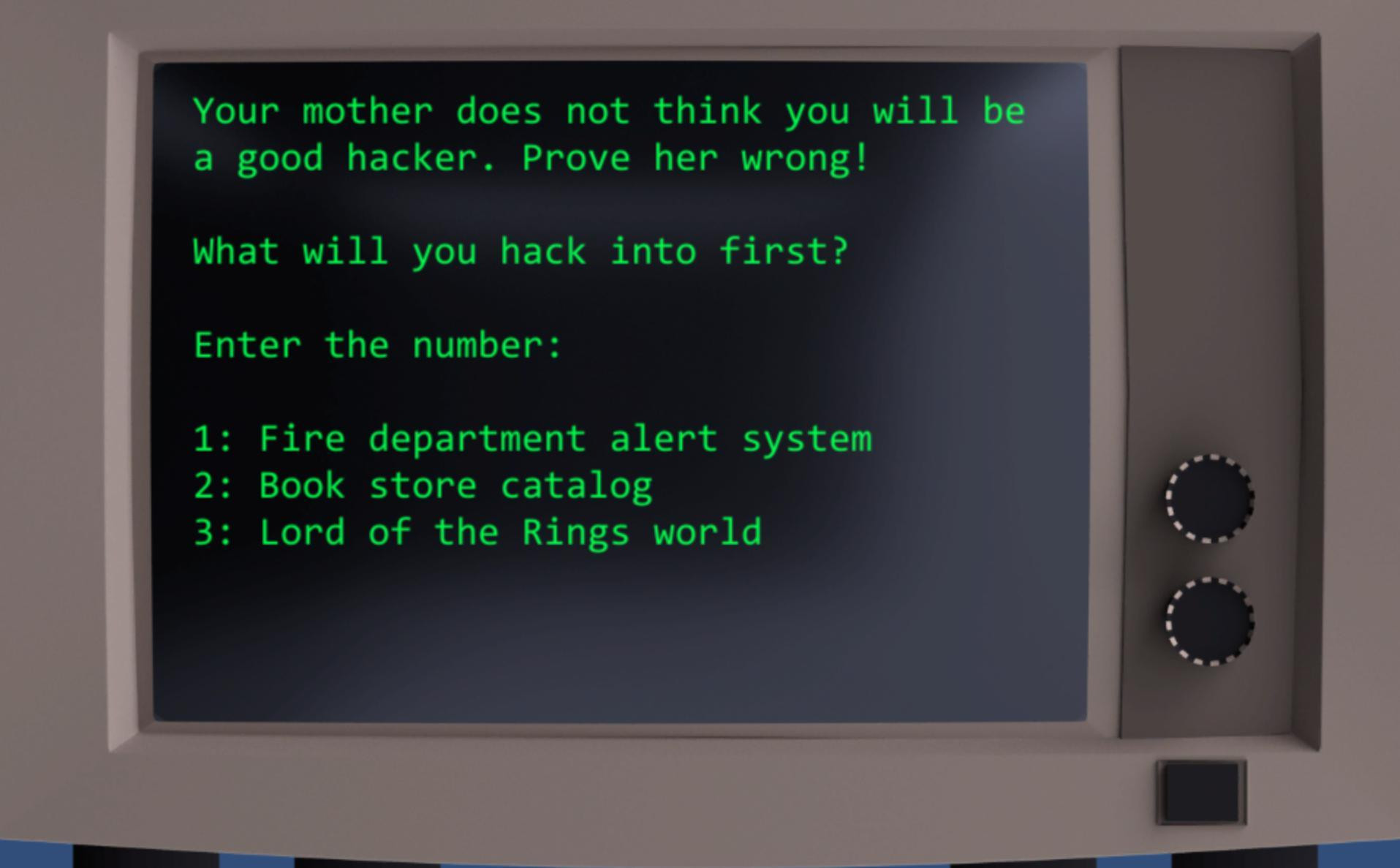 Hacker Terminal Prototype (itch) - кадр 1