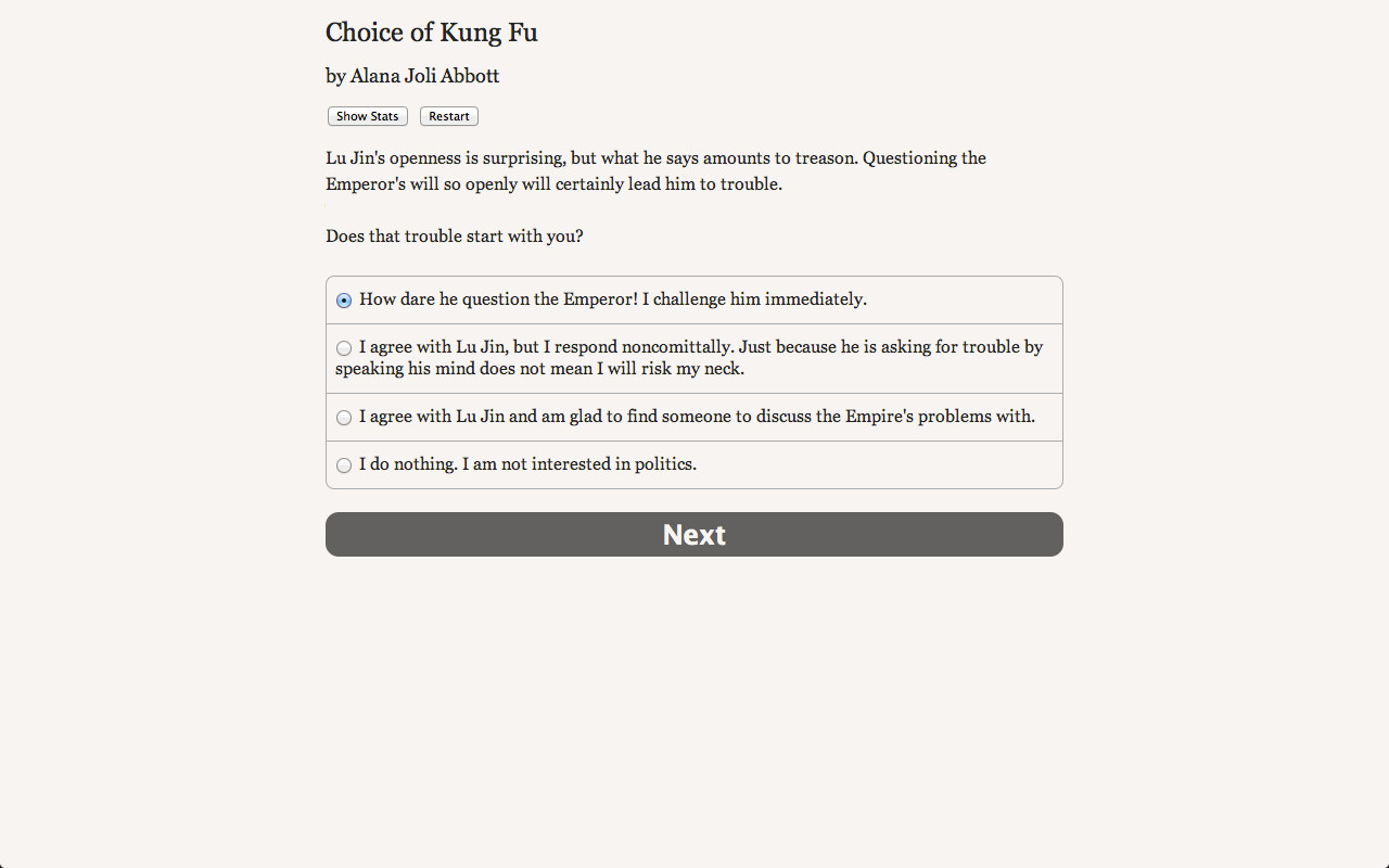 Choice of Kung Fu - кадр 3