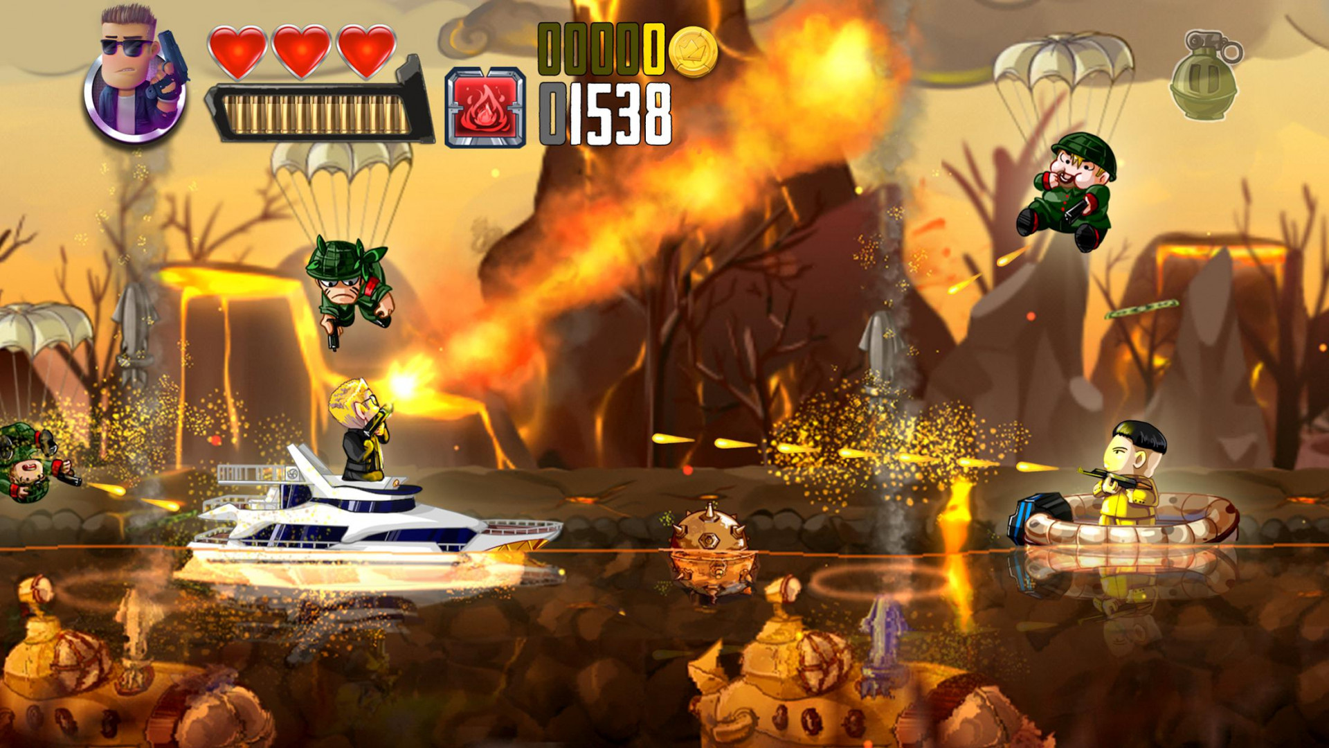 Ramboat - Jumping Shooter Game - кадр 5