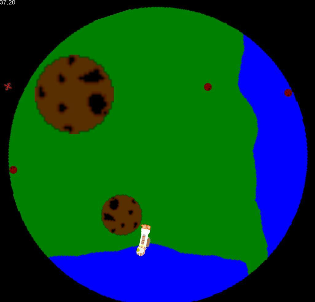 COLAPSING ASTEROID (itch) - кадр 1