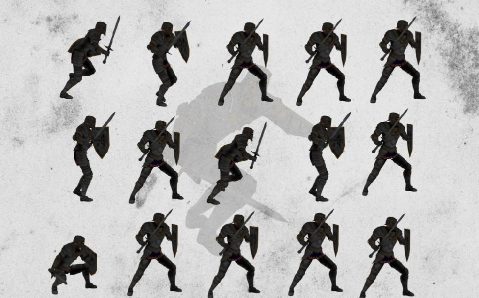 Dark Knight 2D Character (itch) - кадр 1