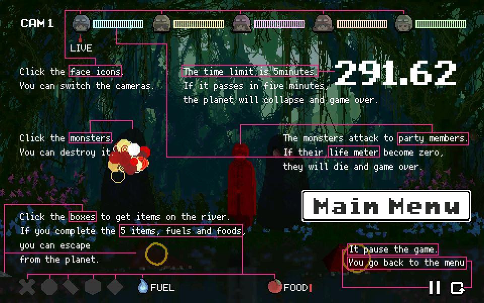 Escape from the planet (itch) - кадр 2