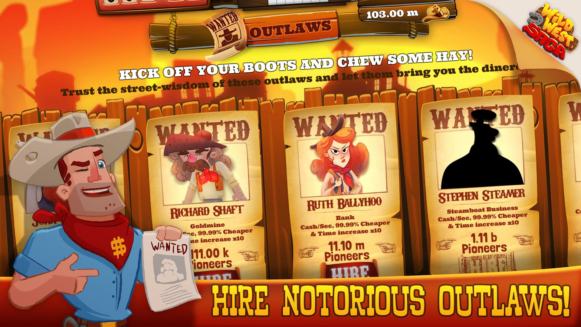 Wild West Saga: Idle Tycoon - кадр 4