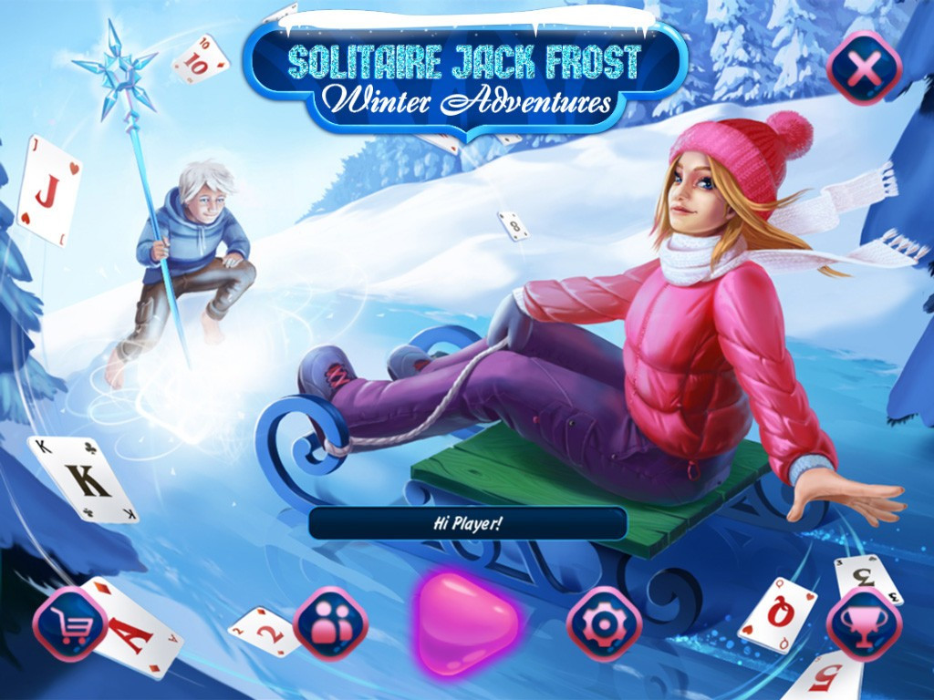 Solitaire Jack Frost Winter Adventures - кадр 1