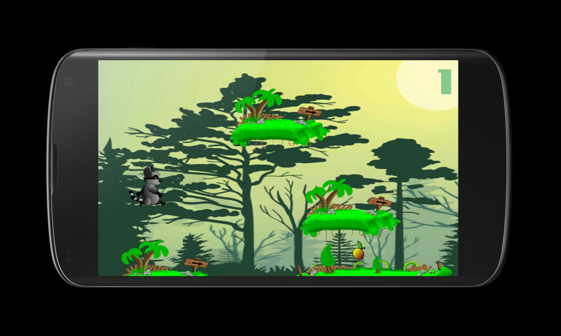 Infinity Raccoon Runner (itch) - кадр 2