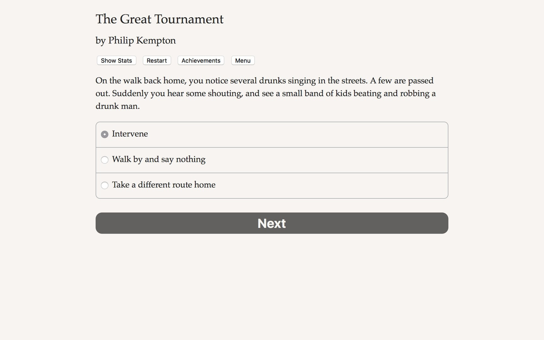 The Great Tournament - кадр 1