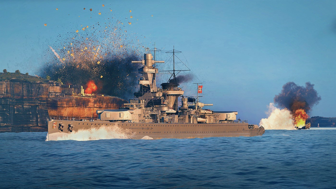 World of Warships: Legends - Pocket Battleship - кадр 2