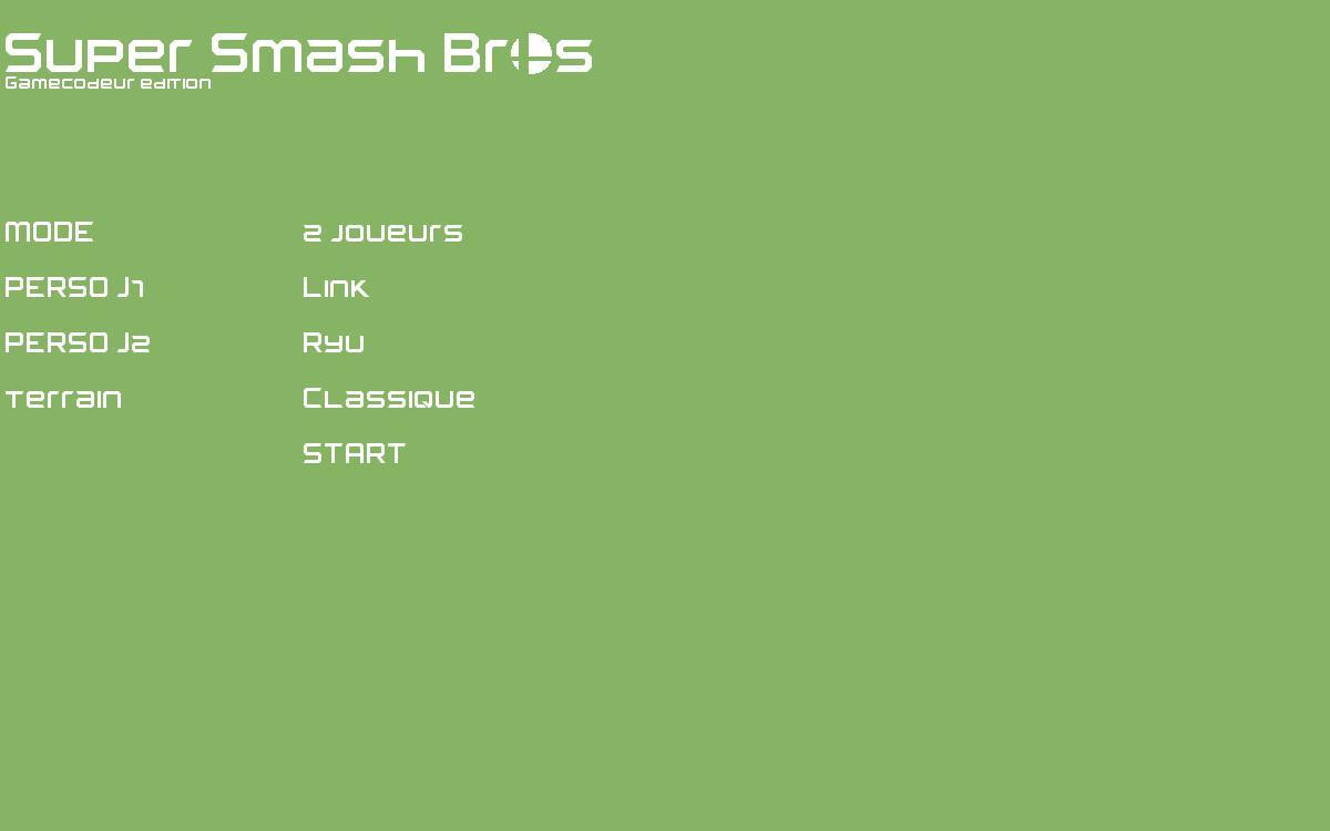 Super SMASH Bros - Gamecodeur Edition(itch) - кадр 1