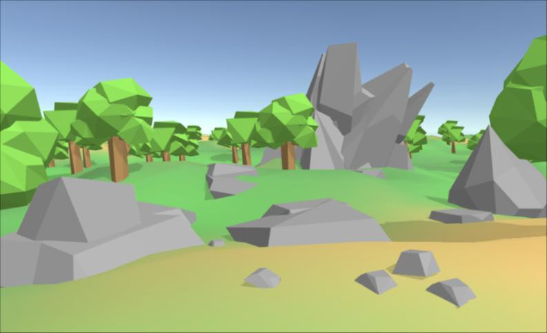 SImple Rocks - LowPoly Pack (itch) - кадр 1