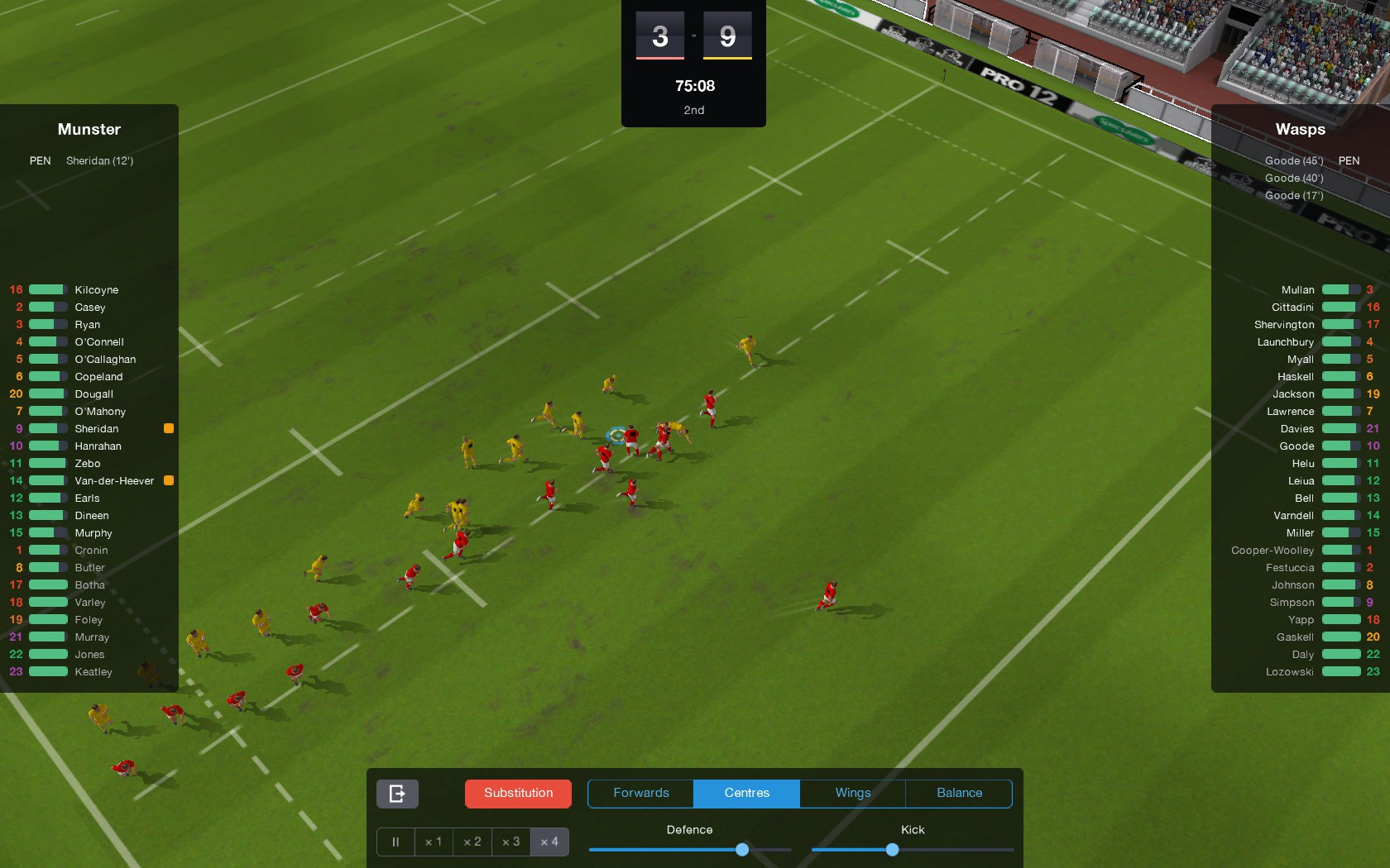 Pro Rugby Manager 2015 - кадр 11