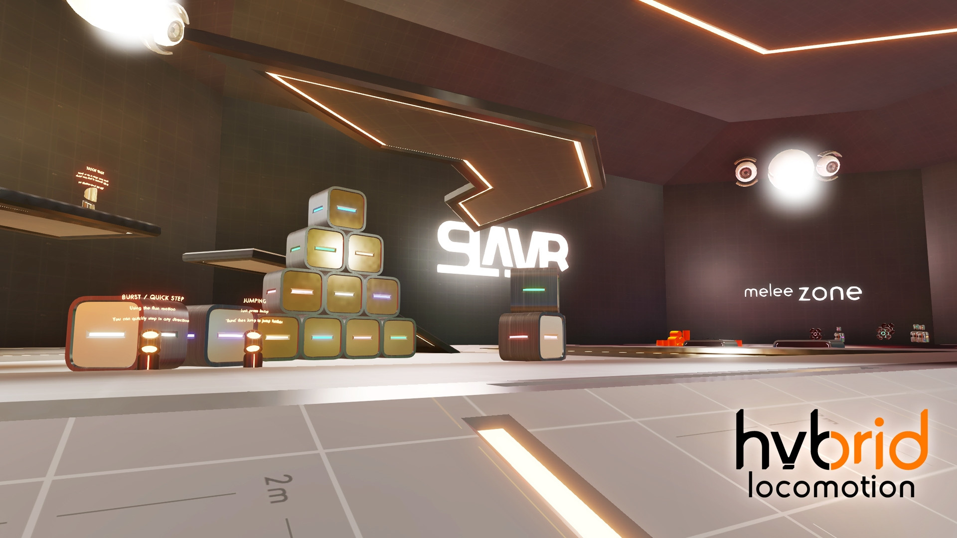 HYBRID Locomotion Test Chamber - VR Tech Demo (itch) - кадр 2