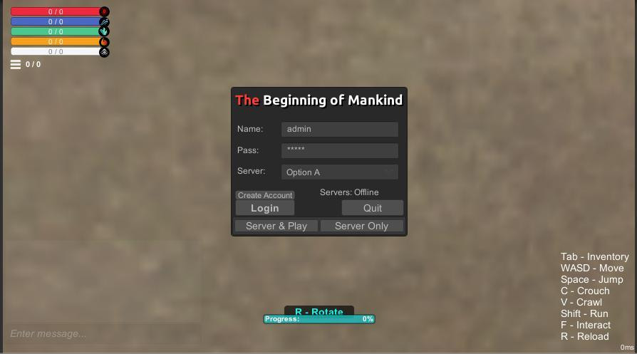 The beginning of Mankind Multiplayer (itch) - кадр 2