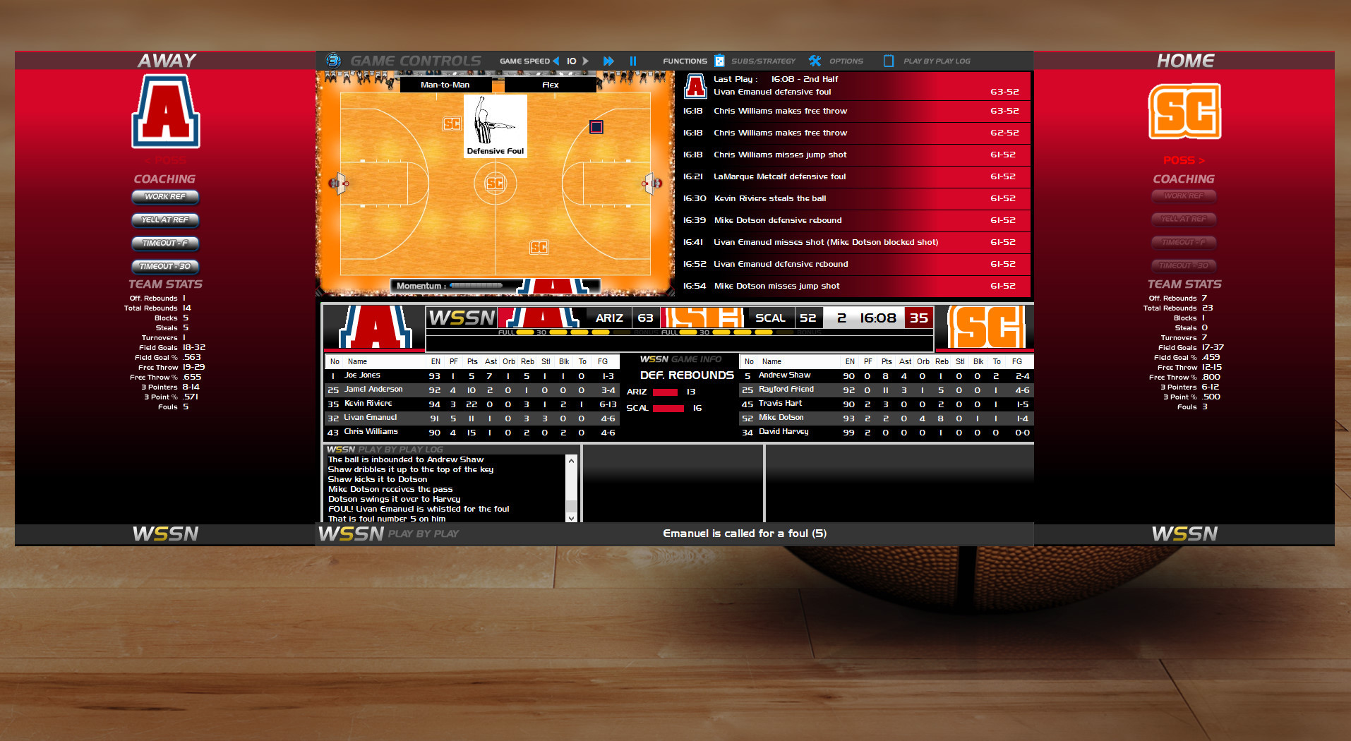 Draft Day Sports College Basketball 3 - кадр 3