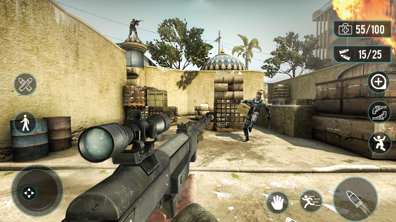 Army Commando Attack – Survival War (itch) - кадр 1