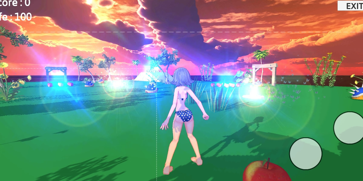 Beach Paradise Survival: Anime Girl Battle 3D (itch) - кадр 2