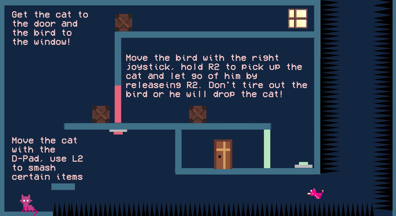 Kit the Cat and Barry the Bird! (itch) - кадр 2
