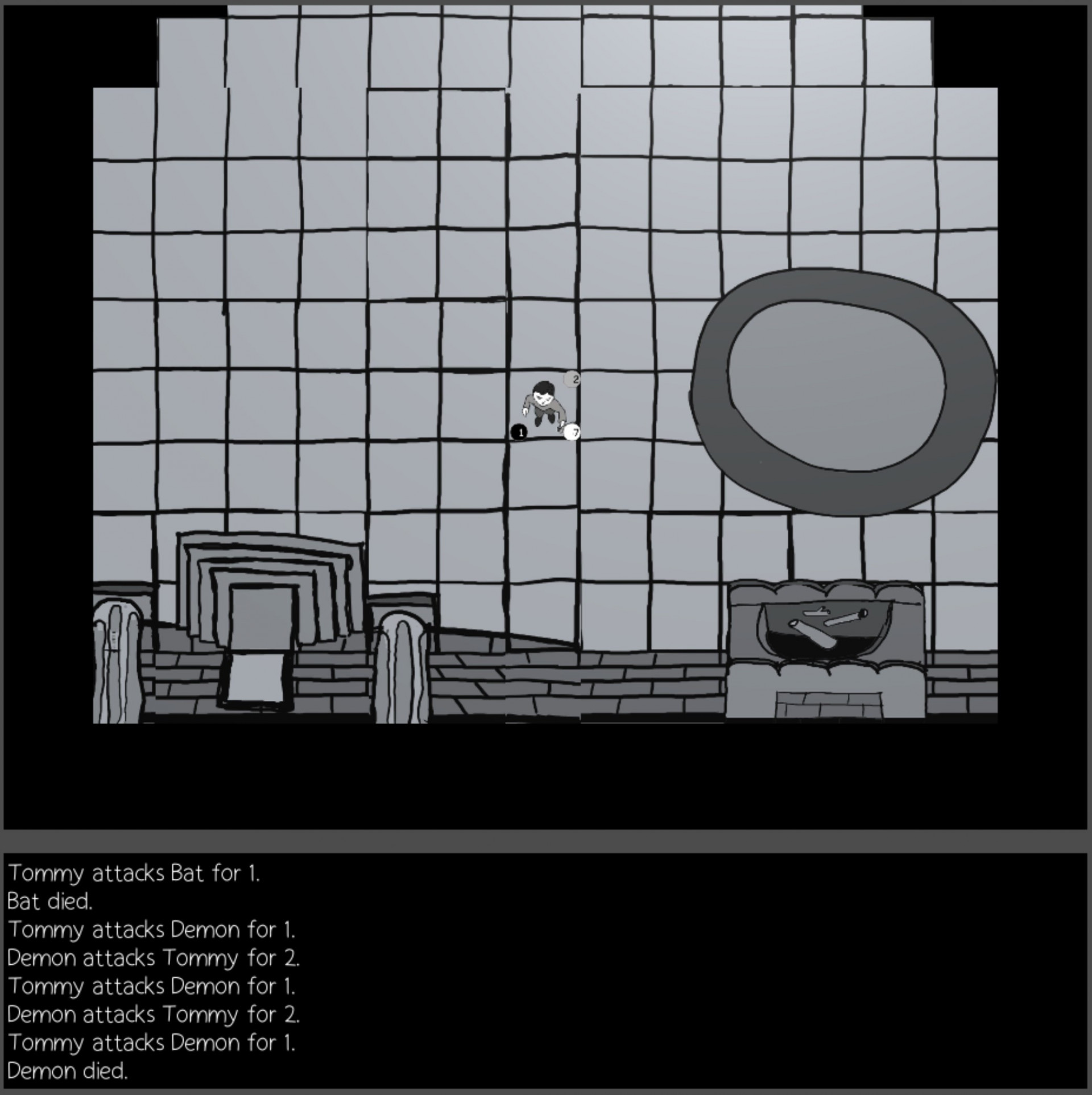 The House 2019 7DRL (itch) - кадр 1