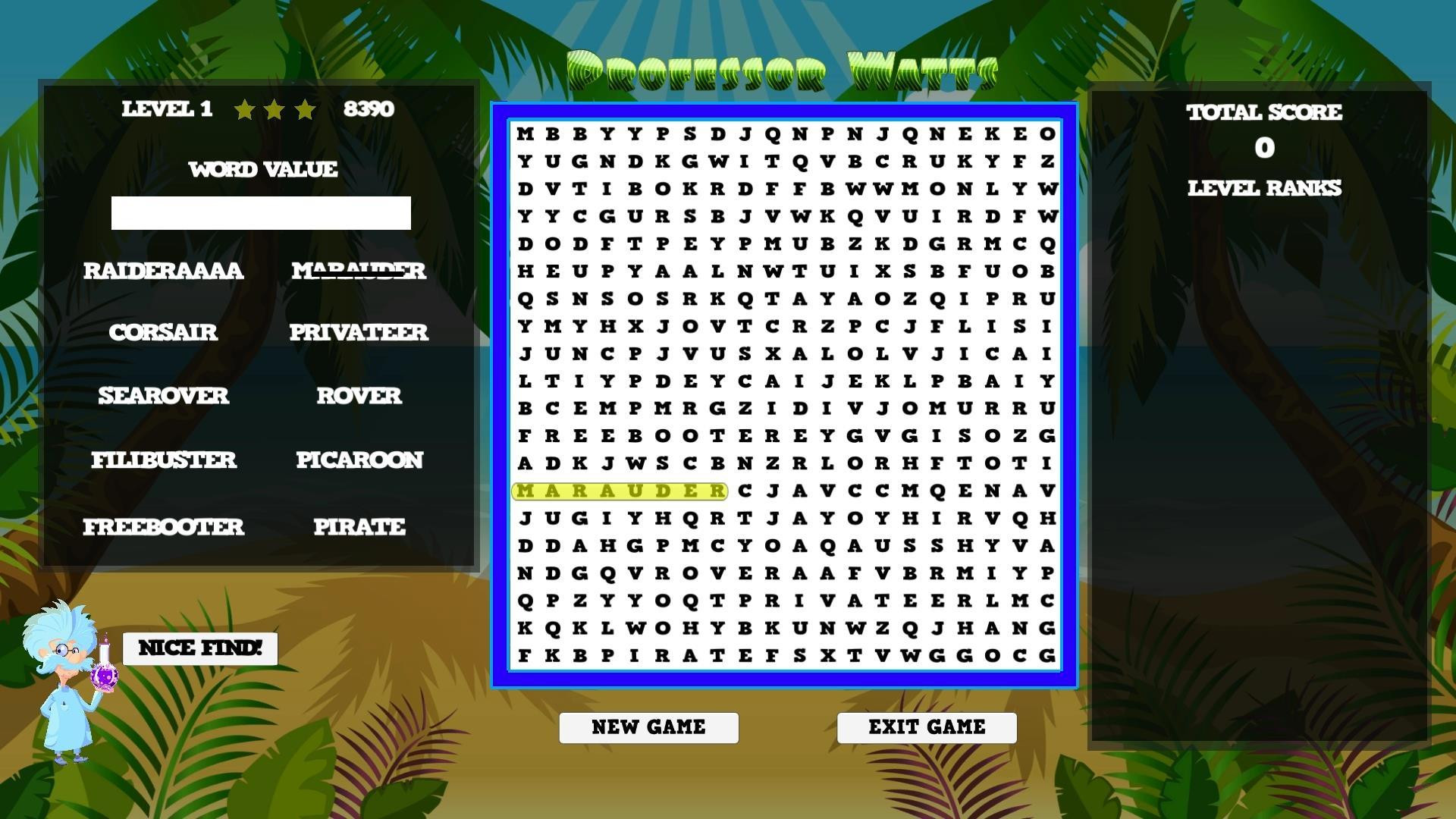 Professor Watts Word Search: Pirates Life - кадр 3