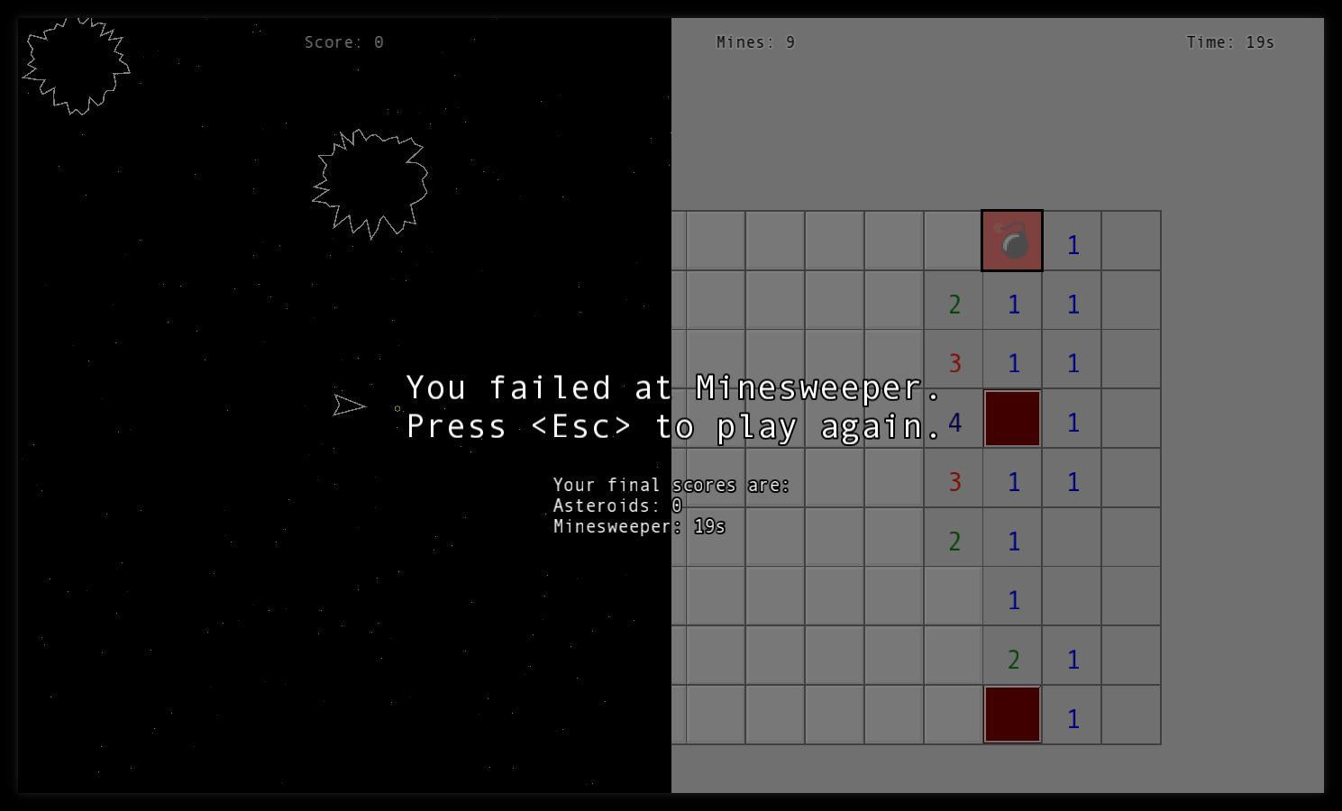 AsteroidSweeper xTreme (itch) - кадр 2