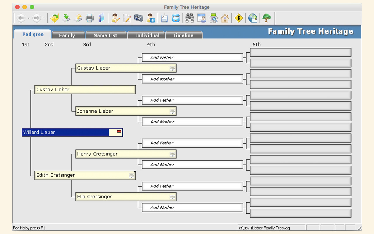 Family Tree Heritage Platinum 9 - Mac - кадр 3