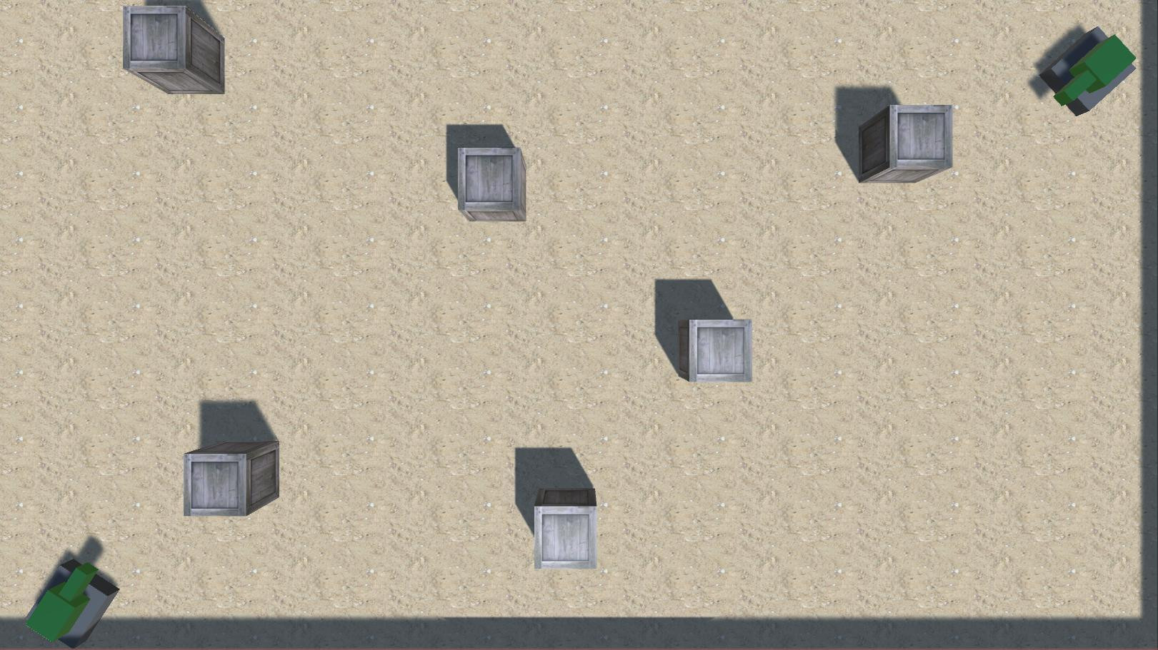 TankZone: A 2 player tank battle game (itch) - кадр 1